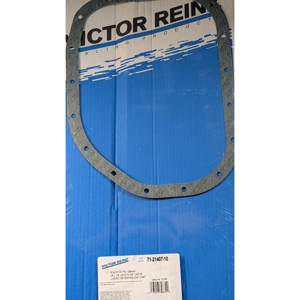 Victor Reinz Engine Oil Pan Gasket 71-21487-10 New Grey Sealing Product Dana - Picture 2 of 5